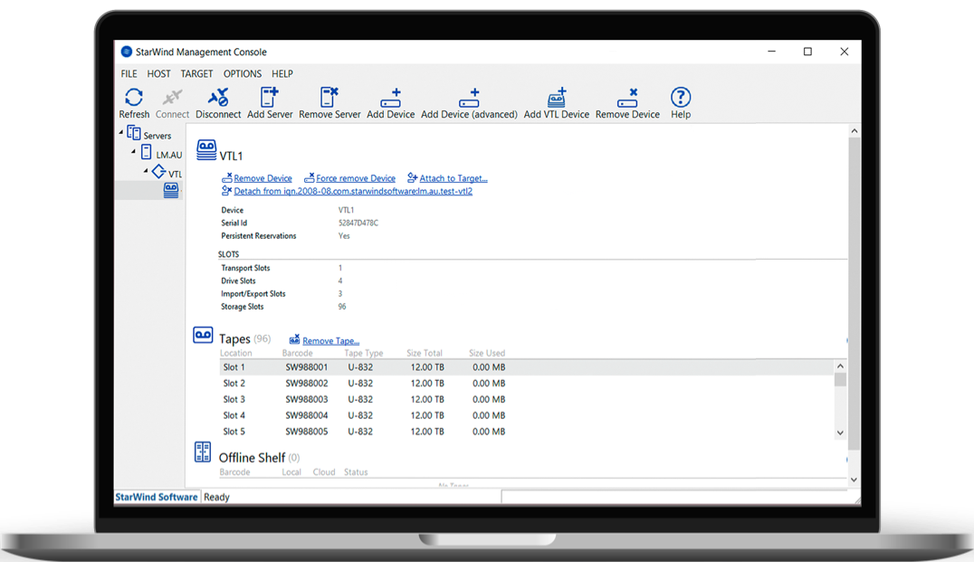 StarWind Virtual Tape Library